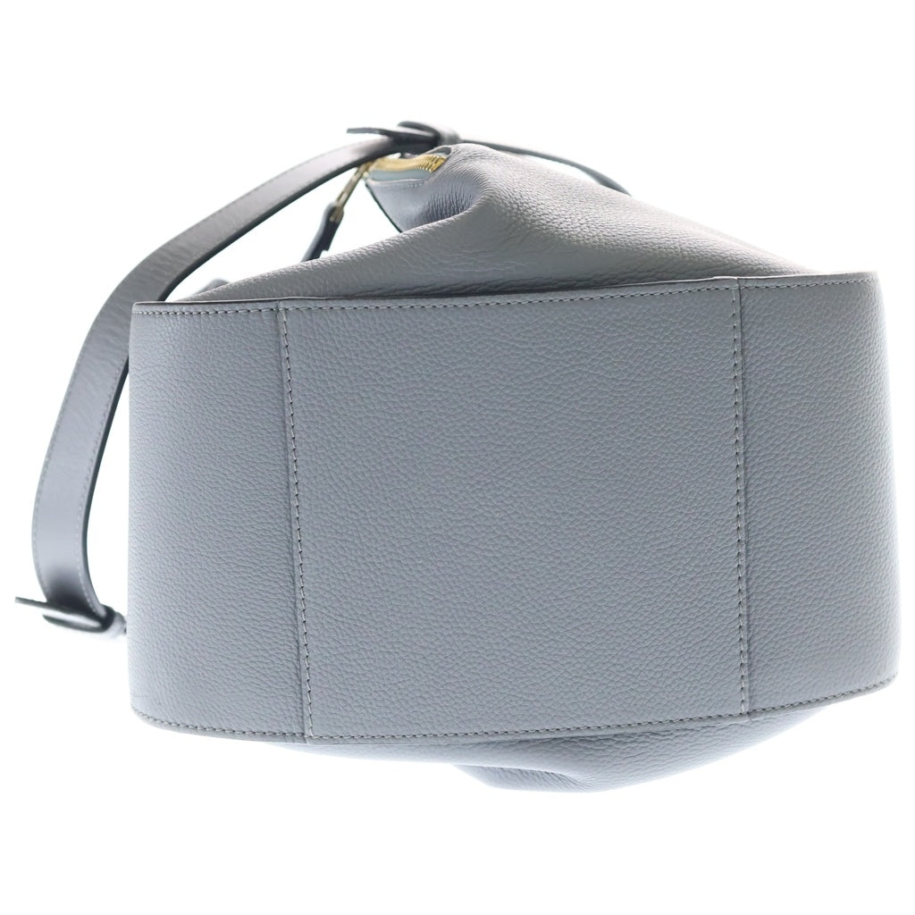 LOEWE(ロエベ) ハンモック スモール ショルダーバッグ グレー レザー ゴールド金具 レディース