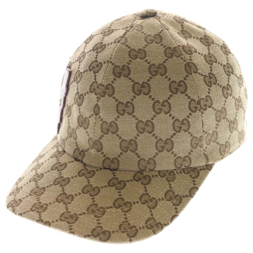 GUCCI(グッチ) ヒグチユウコ GGキャンバス ベースボールキャップ ベージュ #S 847862 レディース