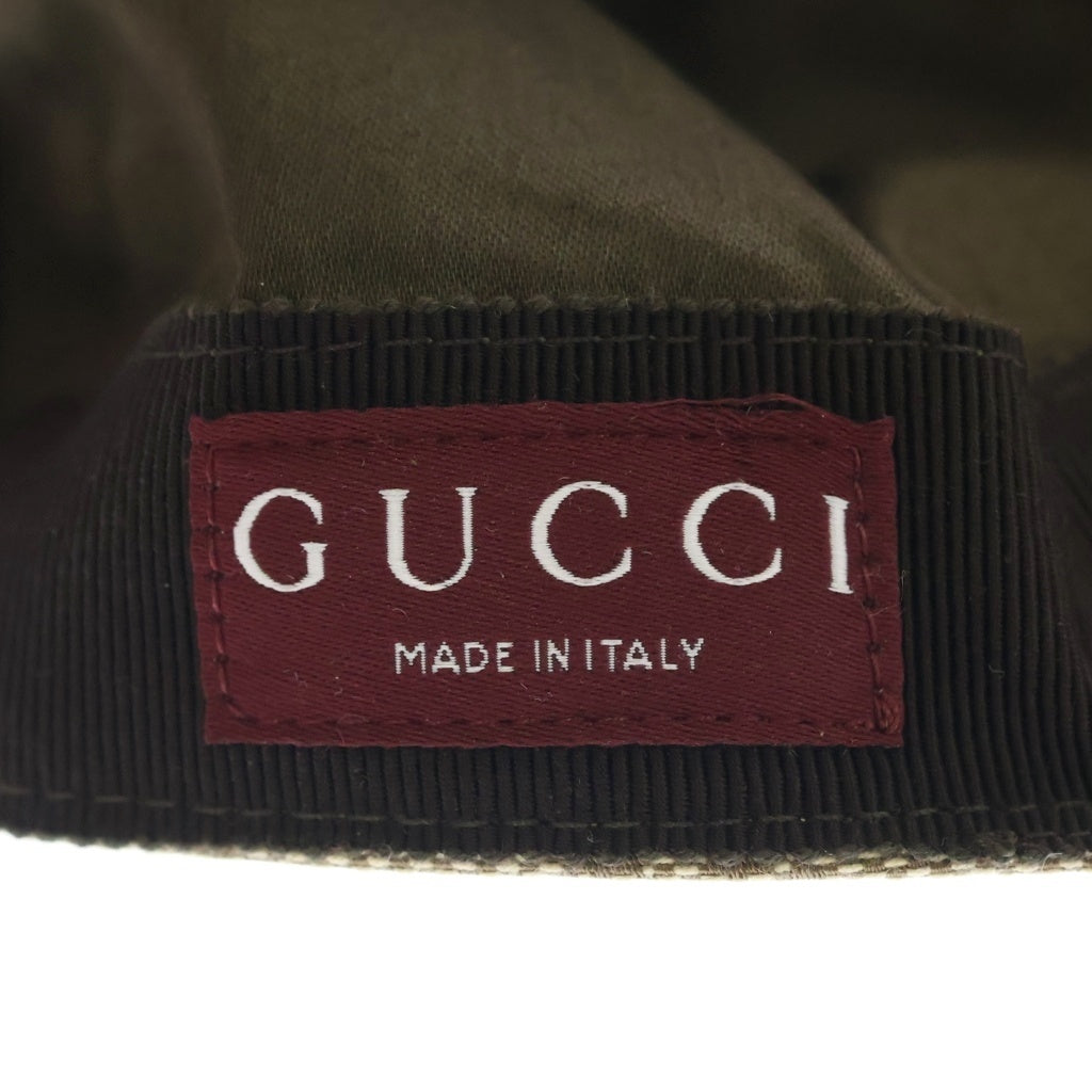 GUCCI(グッチ) ヒグチユウコ GGキャンバス ベースボールキャップ ベージュ #S 847862 レディース