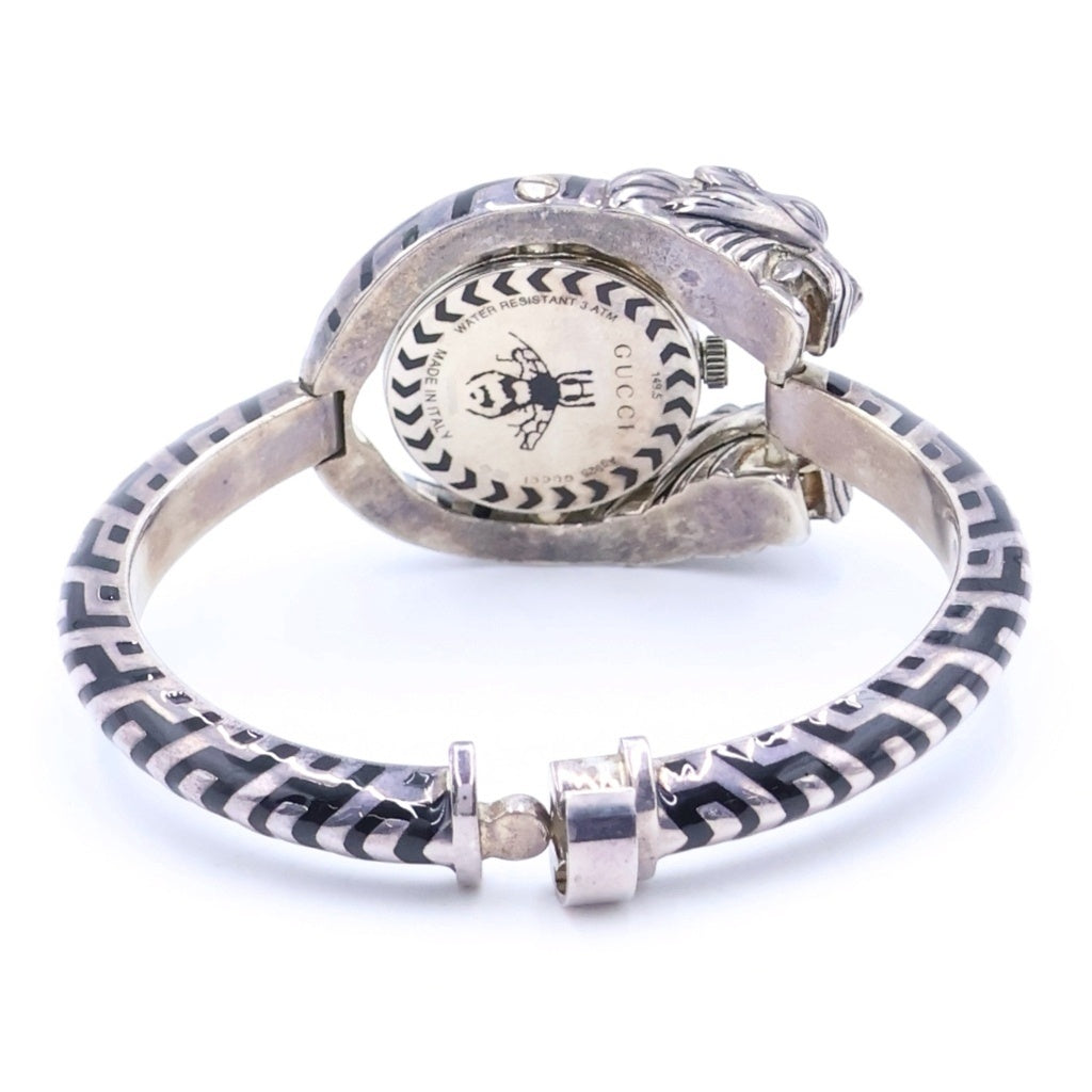 GUCCI(グッチ) DIONYSUS ディオニュソス バングルウォッチ 黒文字盤 SV925/QZ シルバー クォーツ 腕時計 149.5