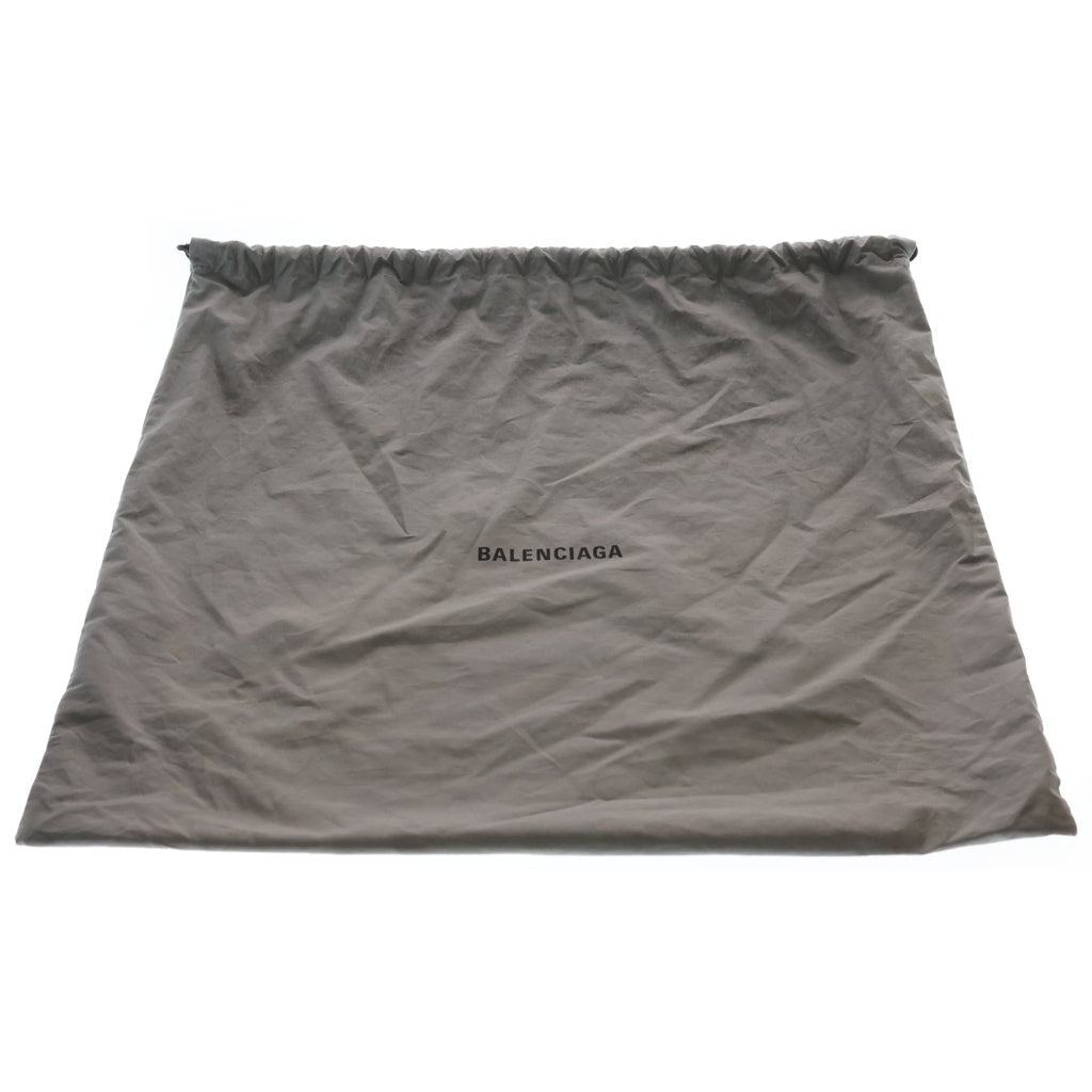 BALENCIAGA(バレンシアガ) ベルエアー キャリーオール ミディアム ハンドバッグ ブラック カーフスキン 805481 シルバー金具 レディース