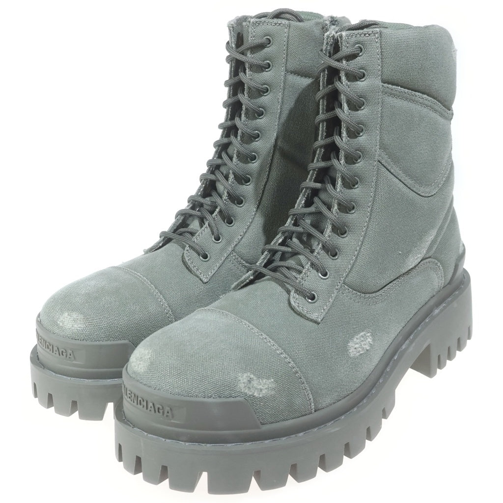 BALENCIAGA(バレンシアガ) コンバット ストライクブーツ カーキ #42 694042