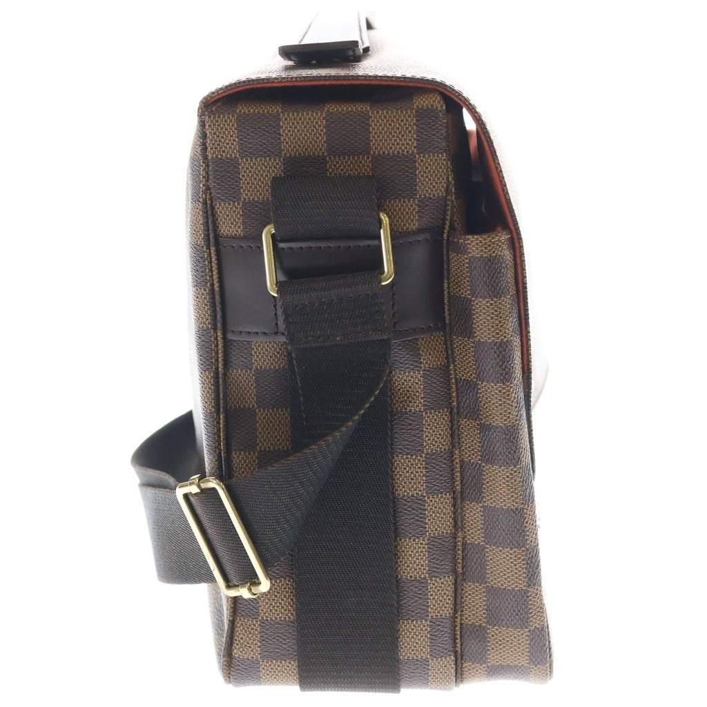 LOUIS VUITTON(ルイヴィトン) ダミエ ブロードウェイ ショルダーバッグ ブラウン レザー×PVC N42270 ゴールド金具