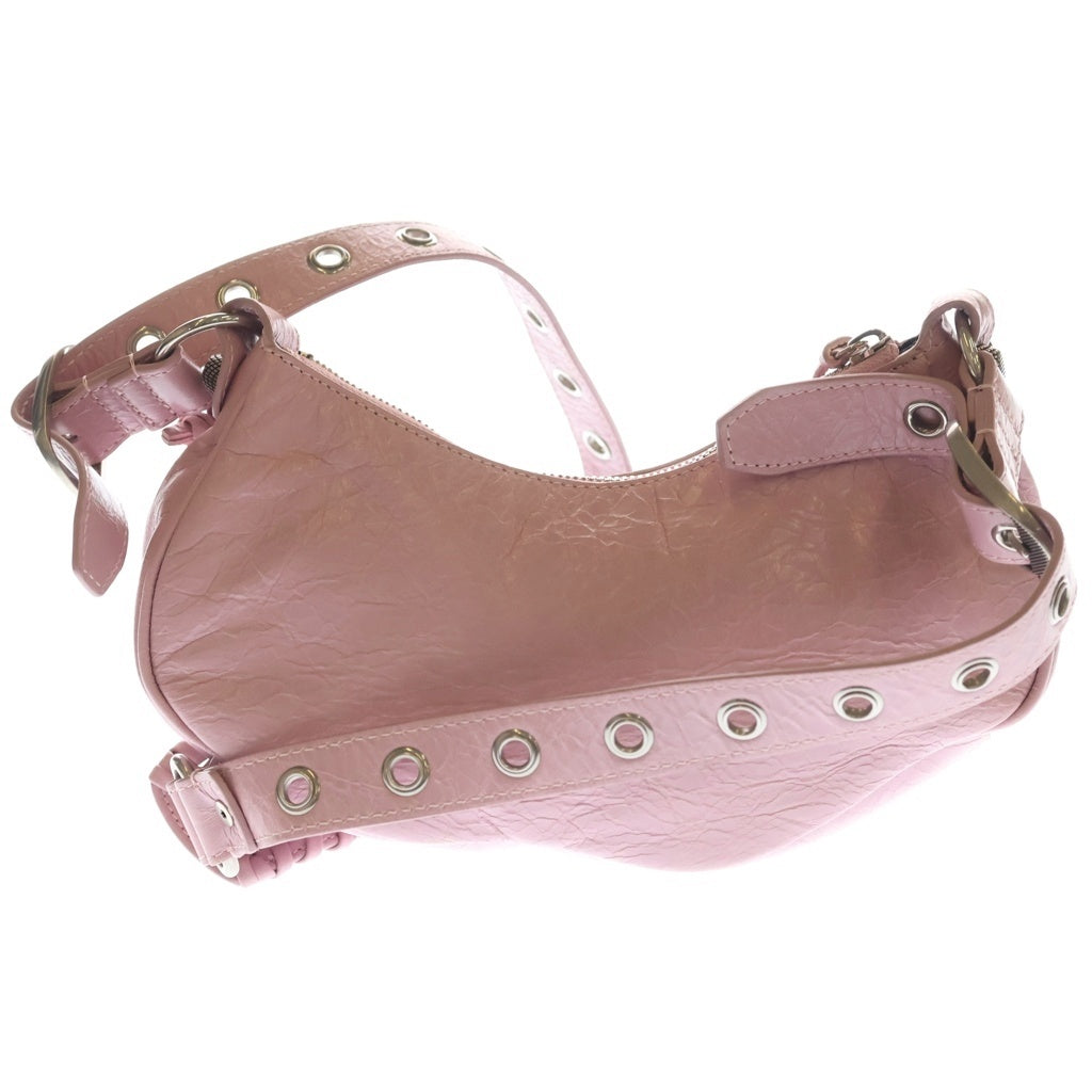 BALENCIAGA(バレンシアガ) ルカゴール XS ショルダーバッグ ピンク レザー 671309 シルバー金具 レディース