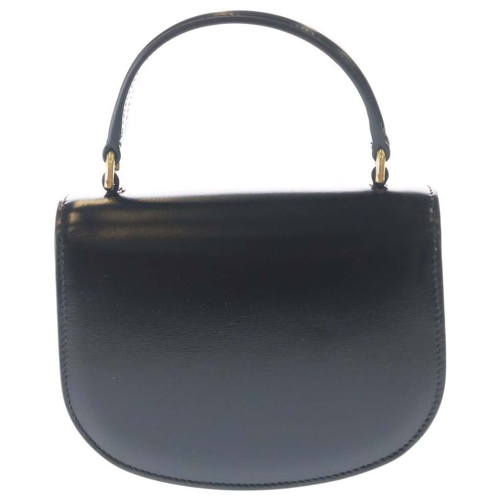 CELINE(セリーヌ) ミニ ブザス クレア 2WAYバッグ ハンドバッグ ショルダーバッグ ブラック レザー ゴールド金具 レディース