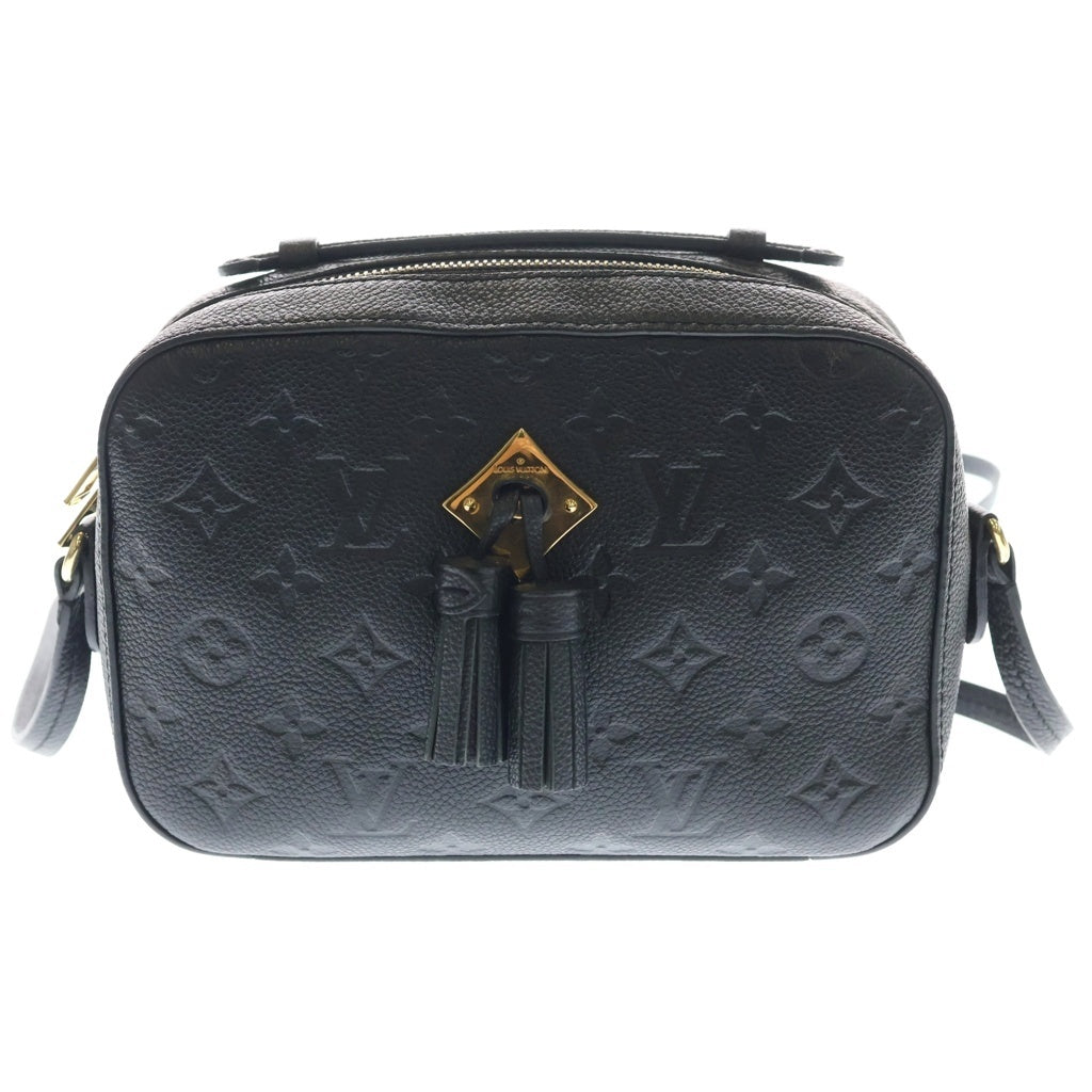 LOUIS VUITTON(ルイヴィトン) アンプラント サントンジュ ショルダーバッグ ミニバッグ ブラック レザー M44593 ゴールド金具 レディース