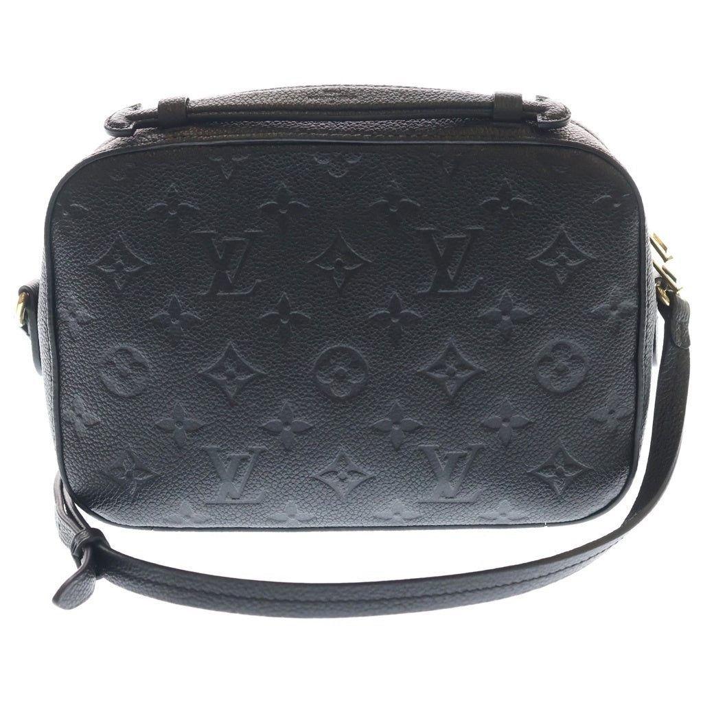 LOUIS VUITTON(ルイヴィトン) アンプラント サントンジュ ショルダーバッグ ミニバッグ ブラック レザー M44593 ゴールド金具 レディース