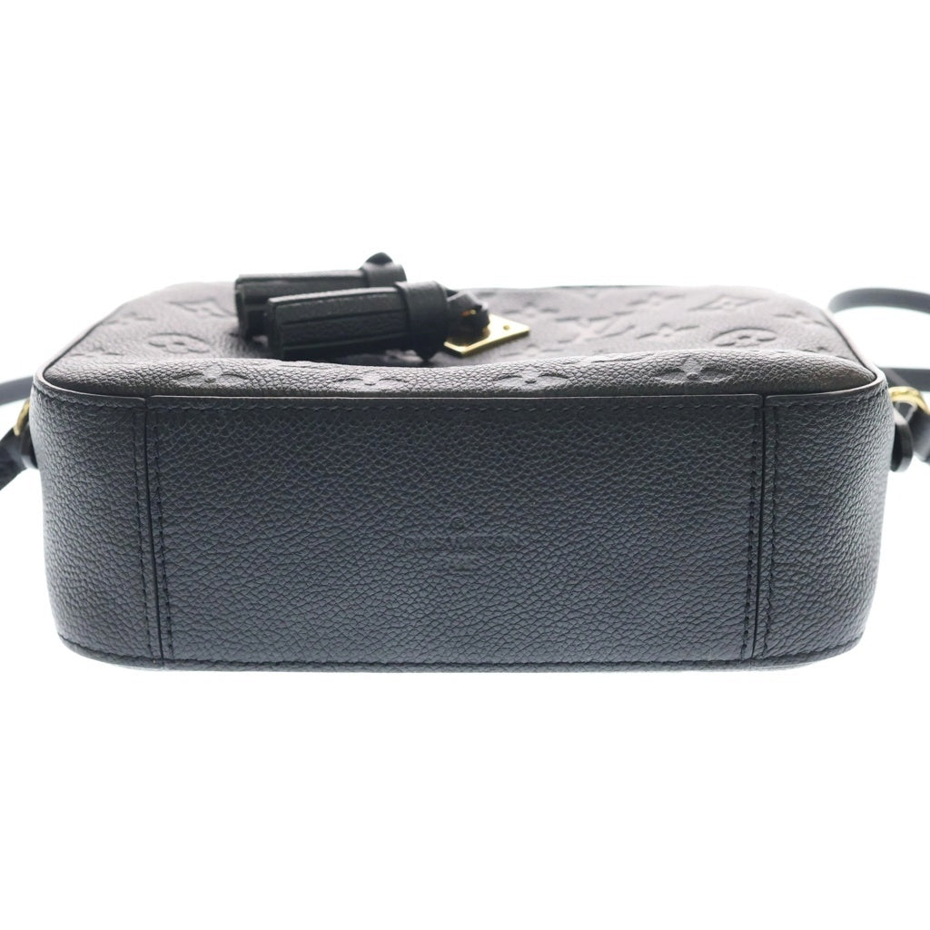 LOUIS VUITTON(ルイヴィトン) アンプラント サントンジュ ショルダーバッグ ミニバッグ ブラック レザー M44593 ゴールド金具 レディース