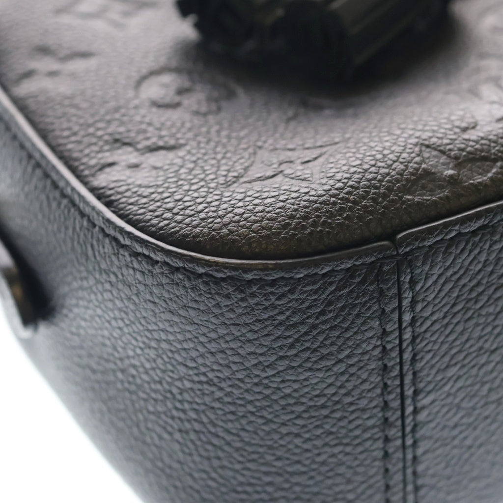 LOUIS VUITTON(ルイヴィトン) アンプラント サントンジュ ショルダーバッグ ミニバッグ ブラック レザー M44593 ゴールド金具 レディース