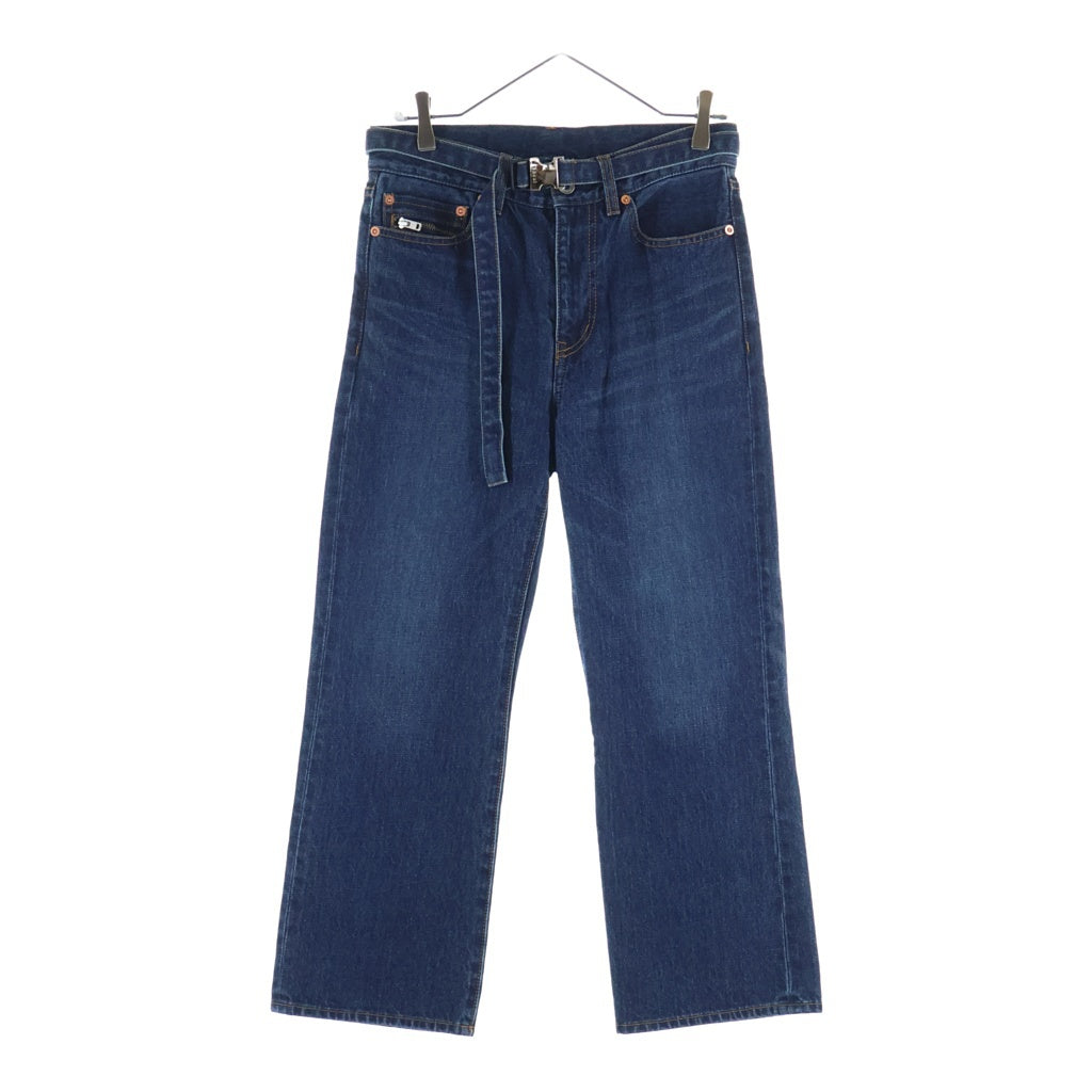 Sacai(サカイ) ベルテッドジーンズ デニムパンツ ブルー SCW-208 レディース