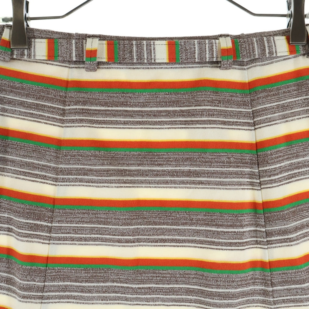FUMIKA UCHIDA(フミカウチダ) Multi Stripes Belted Skirt マルチストライプ ベルト スカート コットン マルチカラー FU-X-CS004 レディース