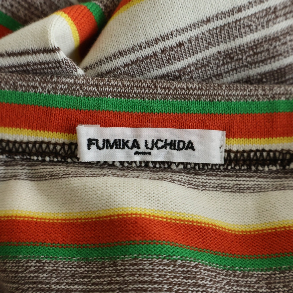 FUMIKA UCHIDA(フミカウチダ) Multi Stripes Belted Skirt マルチストライプ ベルト スカート コットン マルチカラー FU-X-CS004 レディース