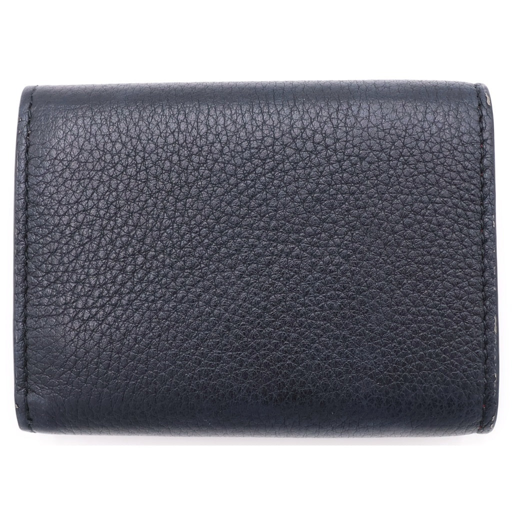PRADA(プラダ) サフィアーノ レザー 三つ折り財布 コンパクトウォレット ブラック 1MH021 レディース