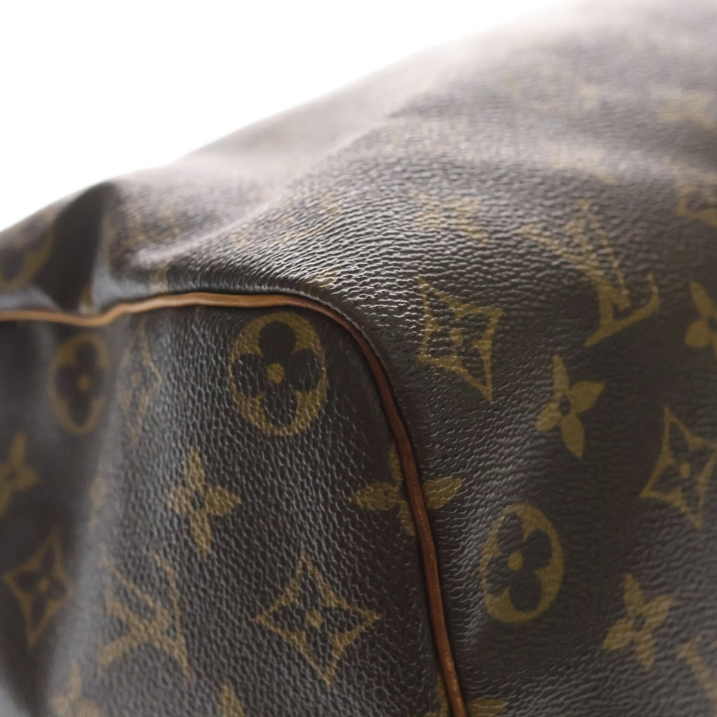 LOUIS VUITTON(ルイヴィトン) モノグラム スピーディ35 PVC レザー ハンドバッグ ブラウン M41524 レディース