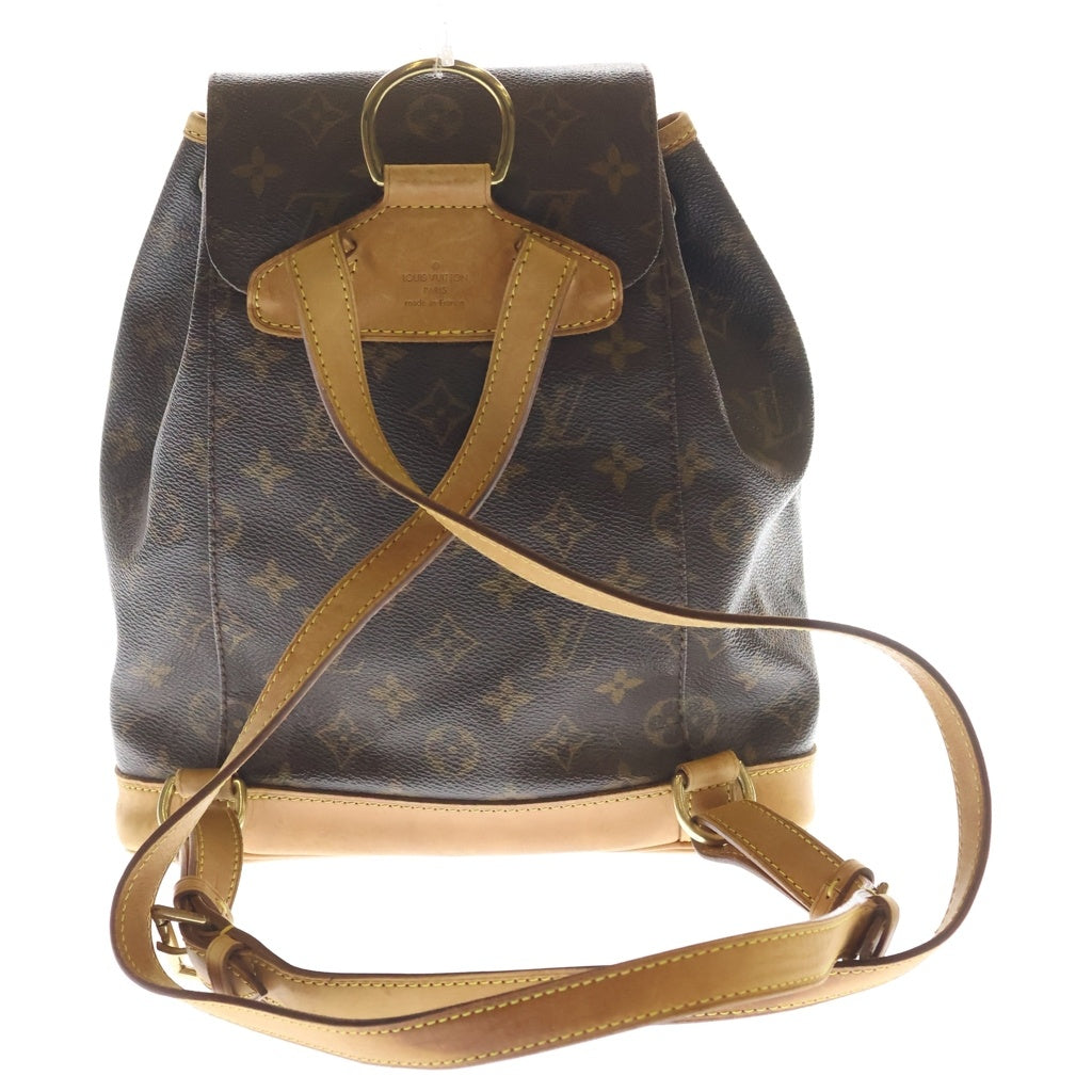 LOUIS VUITTON(ルイヴィトン) モノグラム モンスリMM PVC レザー バックパック リュックサック ブラウン M51136 レディース