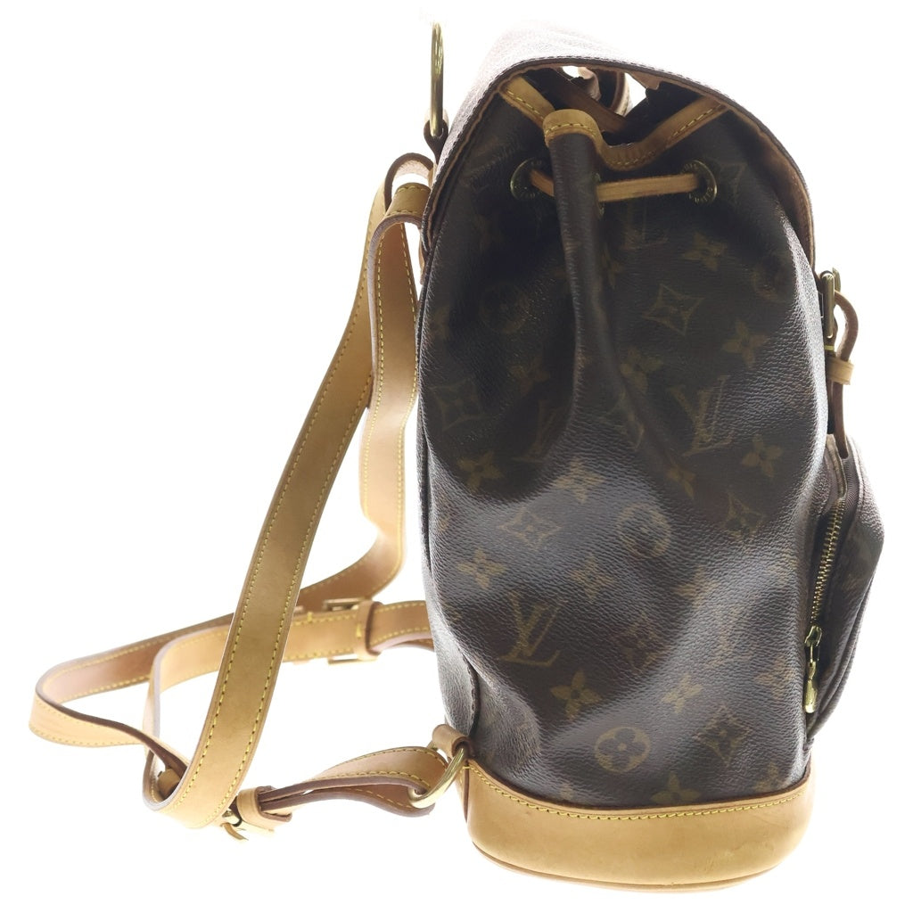 LOUIS VUITTON(ルイヴィトン) モノグラム モンスリMM PVC レザー バックパック リュックサック ブラウン M51136 レディース