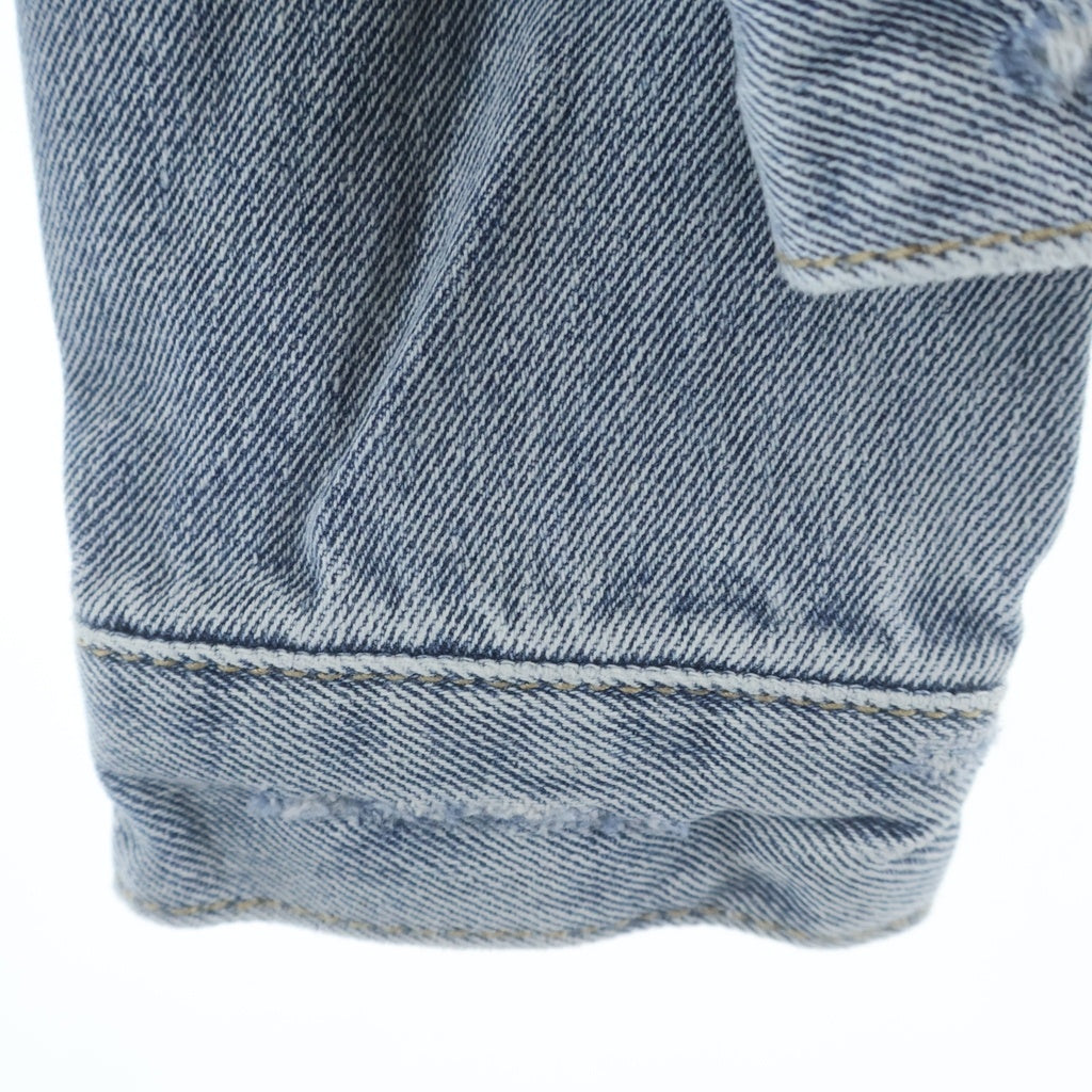 GUESS(ゲス) デニム トラッカージャケット ロゴ インディゴ RK1D1850K レディース
