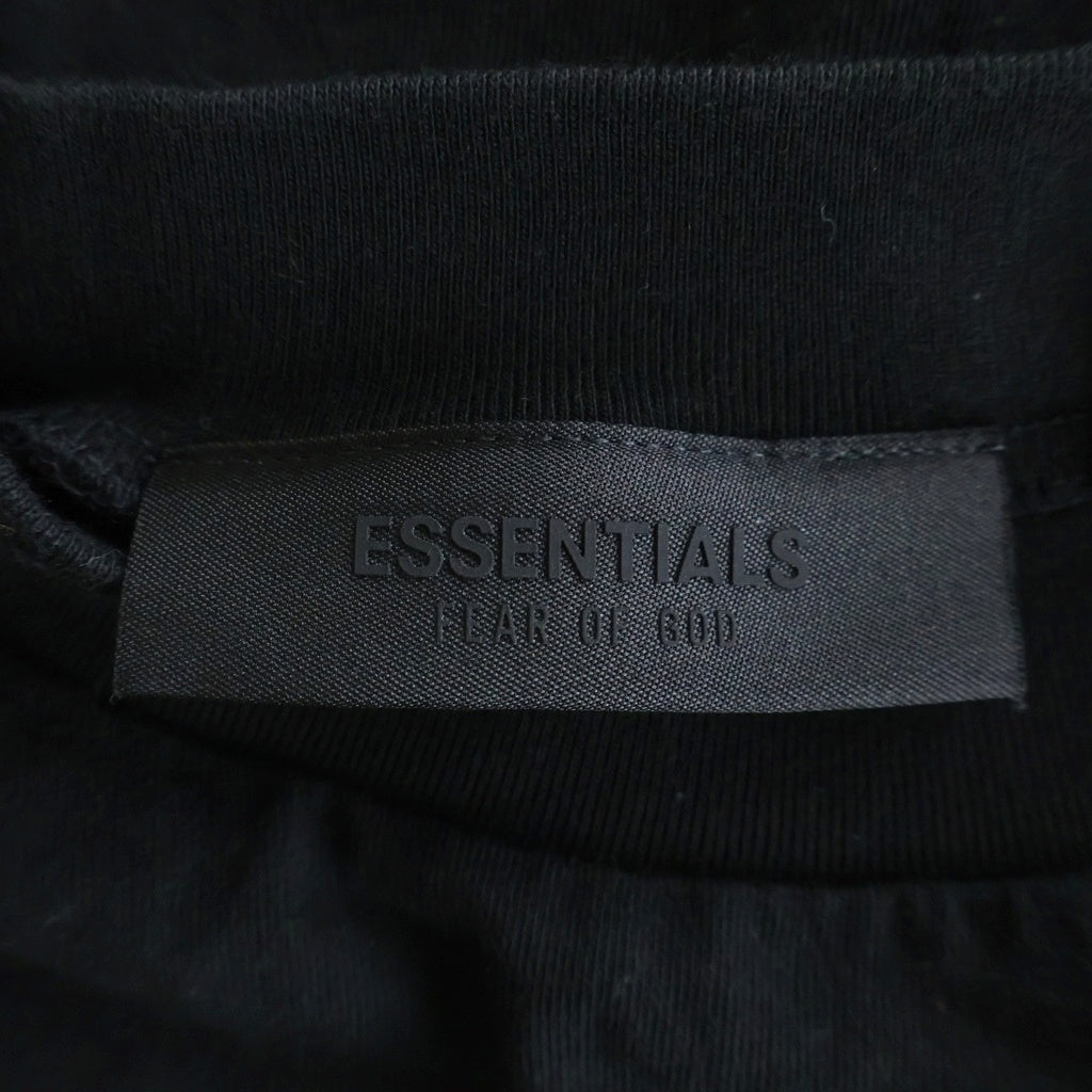 FEAR OF GOD ESSENTIALS(フィアオブゴッド エッセンシャルズ) ロゴロングスリーブTシャツ ブラック #S レディース