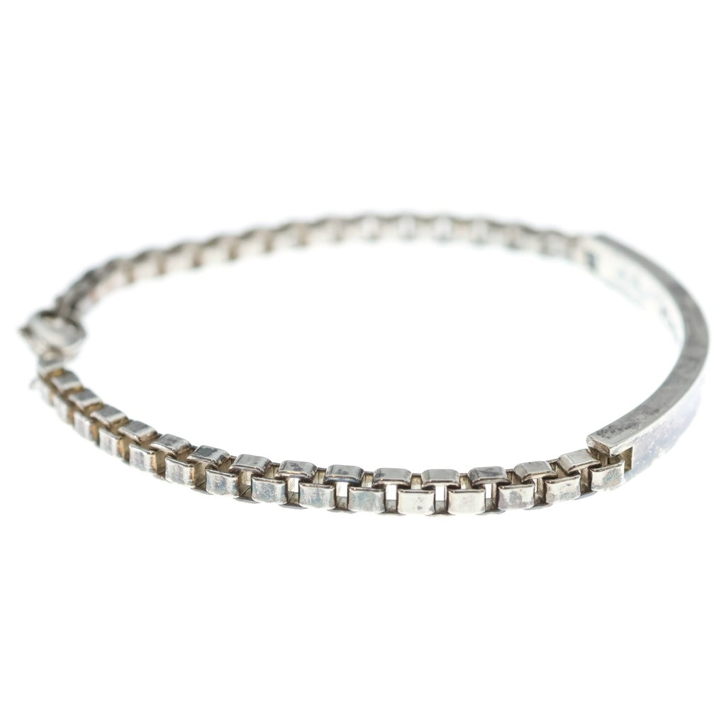 TIFFANY & Co.(ティファニー) ベネチアン リンク ID チェーン ブレスレット シルバー レディース