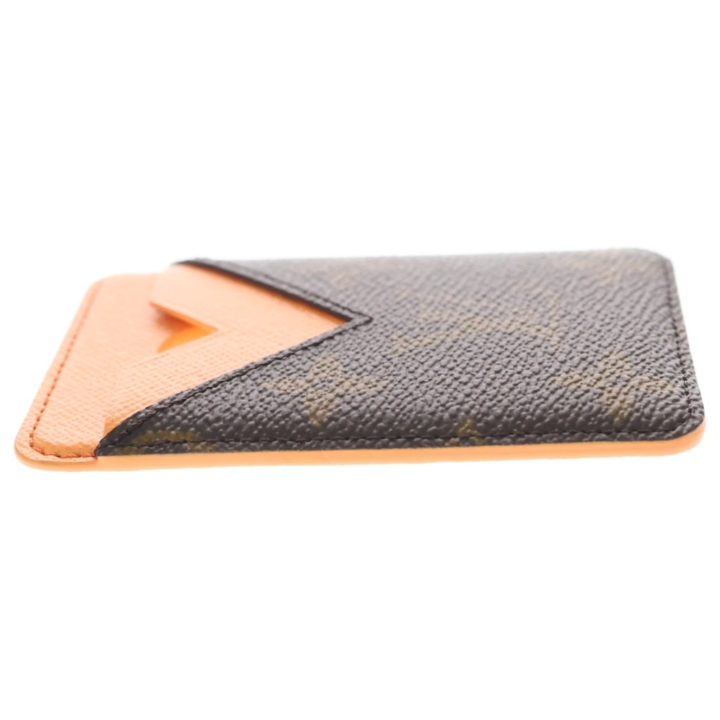 LOUIS VUITTON(ルイヴィトン) モノグラム ポルトカルト マグネット カード パスケース ブラウン/オレンジ M25871 レディース