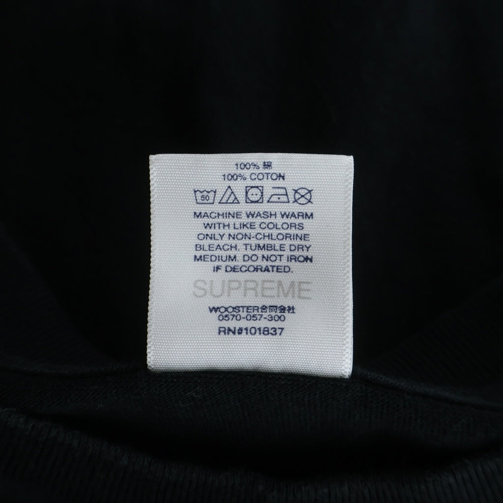 SUPREME(シュプリーム) Supreme × Burberry Box Logo Tee ボックスロゴ半袖Tシャツ ブラック #S