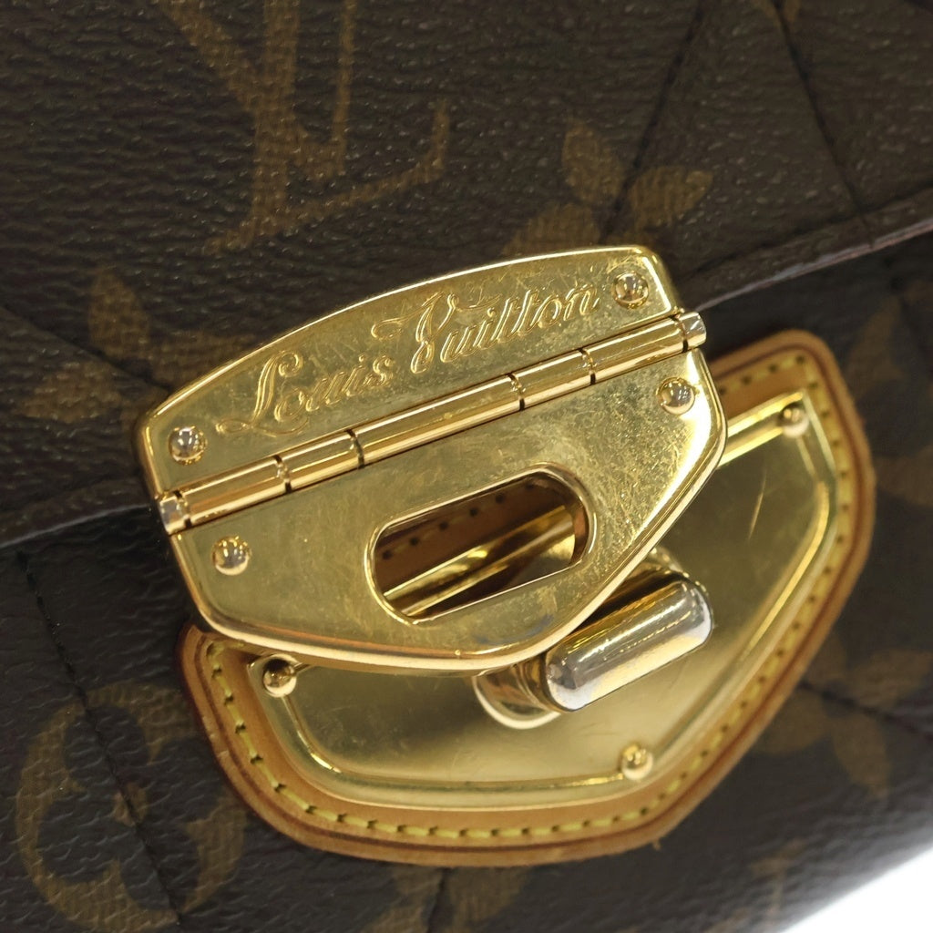 LOUIS VUITTON(ルイヴィトン) モノグラム エトワール ポルトフォイユサラ ロングウォレット 長財布 ブラウン レザー×PVC M66556 ゴールド金具 レディース