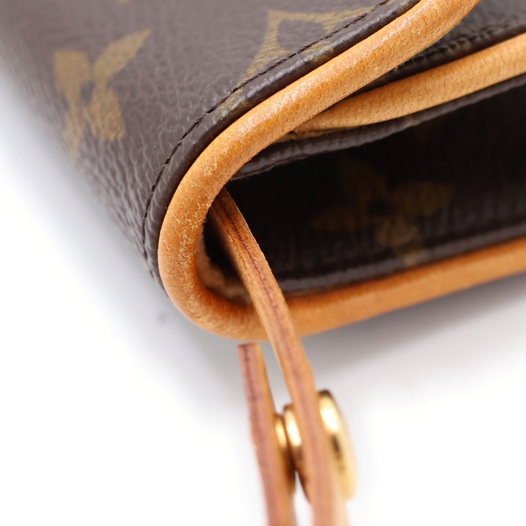 LOUIS VUITTON(ルイヴィトン) モノグラム ポシェットフロランティーヌ ウエストバッグ PVC レザー ブラウン M51855 レディース