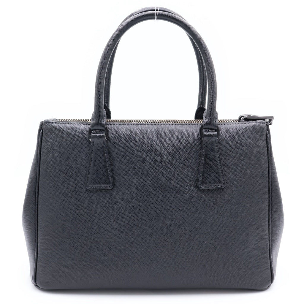 PRADA(プラダ) ガレリア サフィアーノ レザー 2WAY ハンドバッグ ショルダーバッグ ブラック 1BA863 レディース