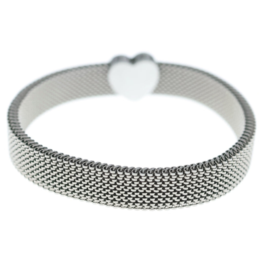 TIFFANY & Co.(ティファニー) サマセット ハートメッシュブレスレット シルバー レディース