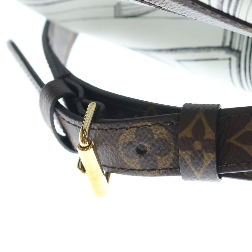 LOUIS VUITTON(ルイヴィトン) フォルナセッティ ノエMM トートバッグ ワンショルダーバッグ ホワイト×ブラウン レザー×PVC M59105 ゴールド金具 レディース