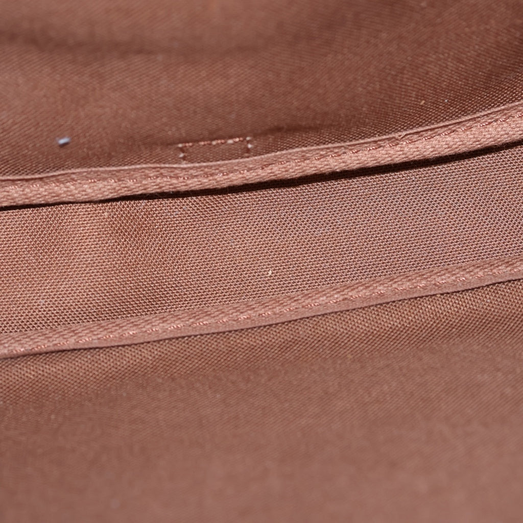 LOUIS VUITTON(ルイヴィトン) モノグラム ソミュール30 ショルダーバッグ ブラウン レザー×PVC M42256 ゴールド金具 レディース