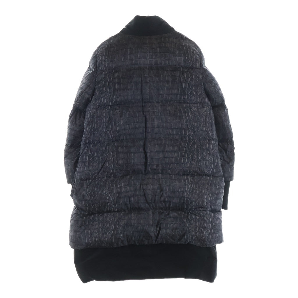 MONCLER(モンクレール) ALYSSA クロコプリント ダウンコート グレー #1 421934736400 レディース