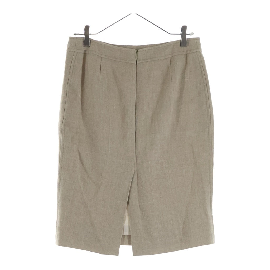 VALENTINO(ヴァレンティノ) 水玉 麻 リネン セットアップ スカート ジャケット #42 ベージュ レディース
