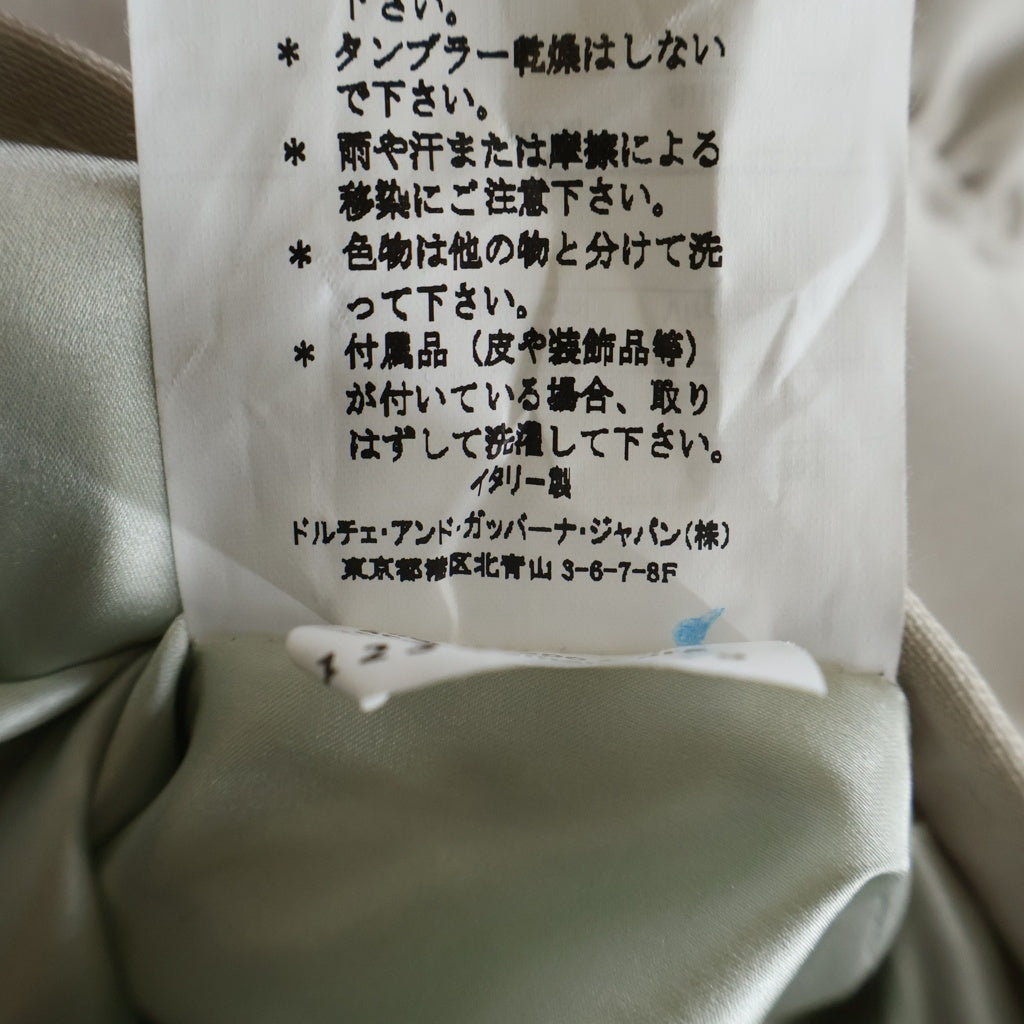 DOLCE & GABBANA(ドルチェアンドガッバーナ) ロングコート アイボリー #42 レディース