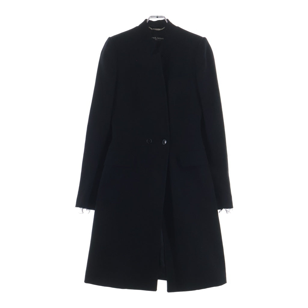 DOLCE & GABBANA(ドルチェアンドガッバーナ) ウールロングコート ブラック VF0A11T レディース