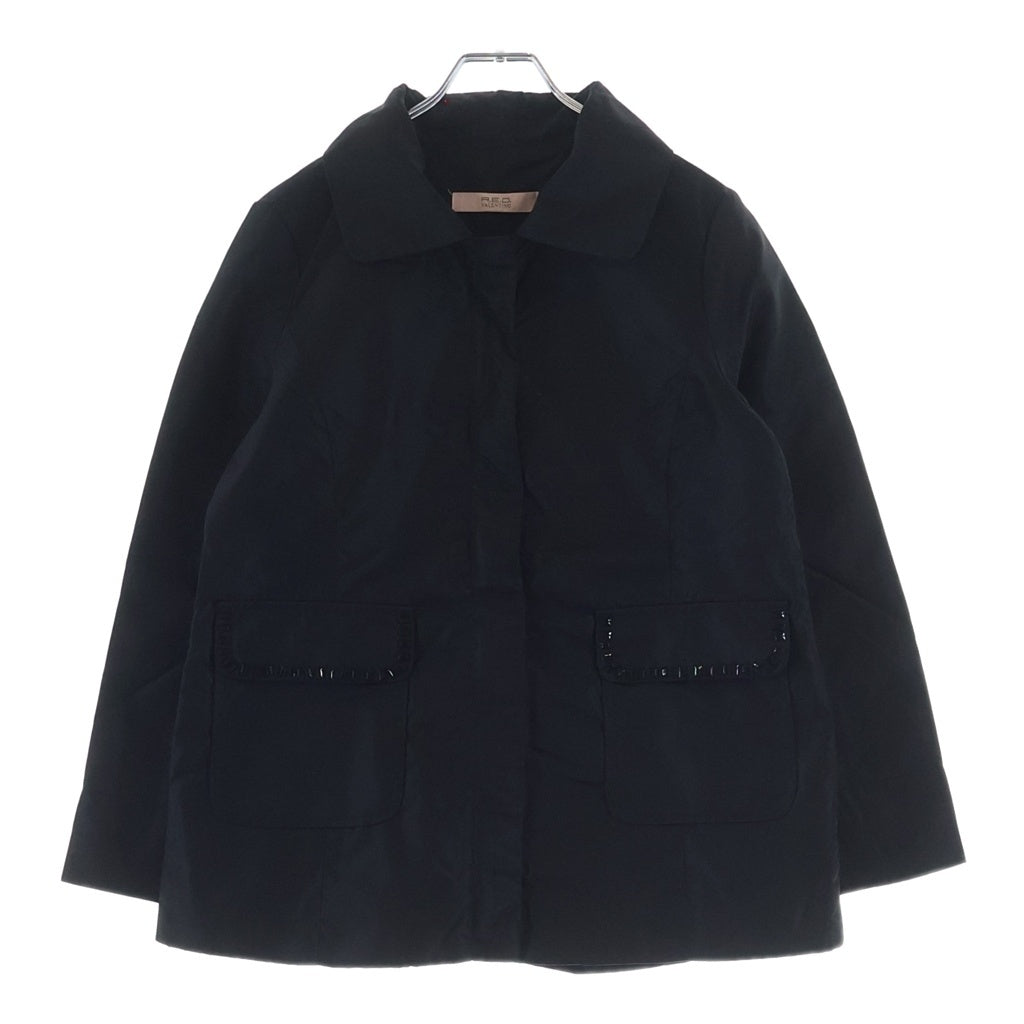 RED VALENTINO(レッド ヴァレンティノ) スタッズ ナイロンジャケット ブラック #40 レディース