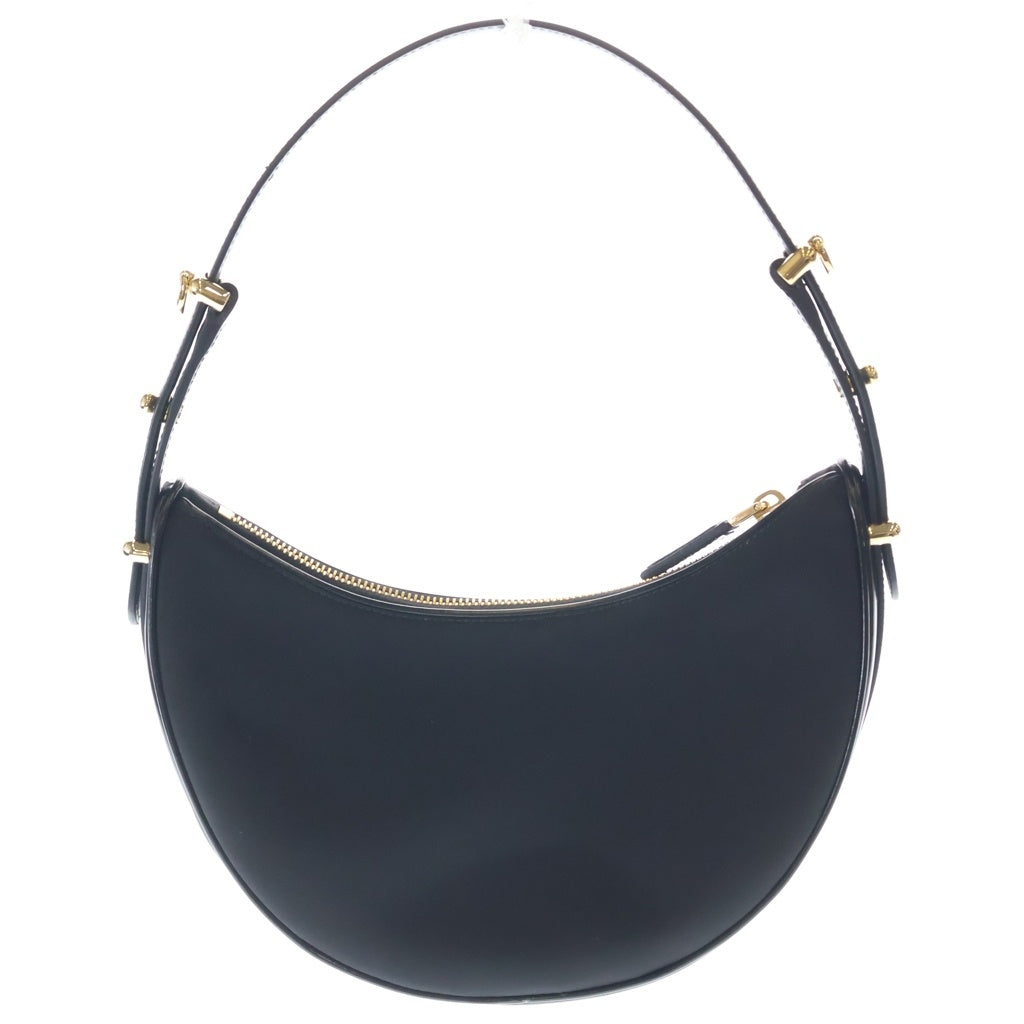 PRADA(プラダ) アーケ 2wayワンショルダーバッグ ハンドバッグ ブラック ナイロン×レザー ゴールド金具 レディース