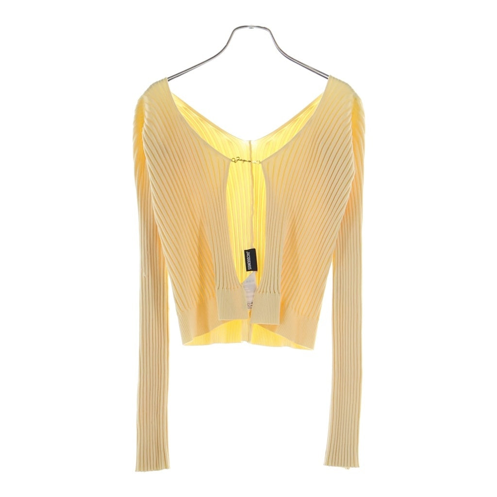 JACQUEMUS(ジャックムス) La Maille Pralu カーディガン イエロー #36 レディース