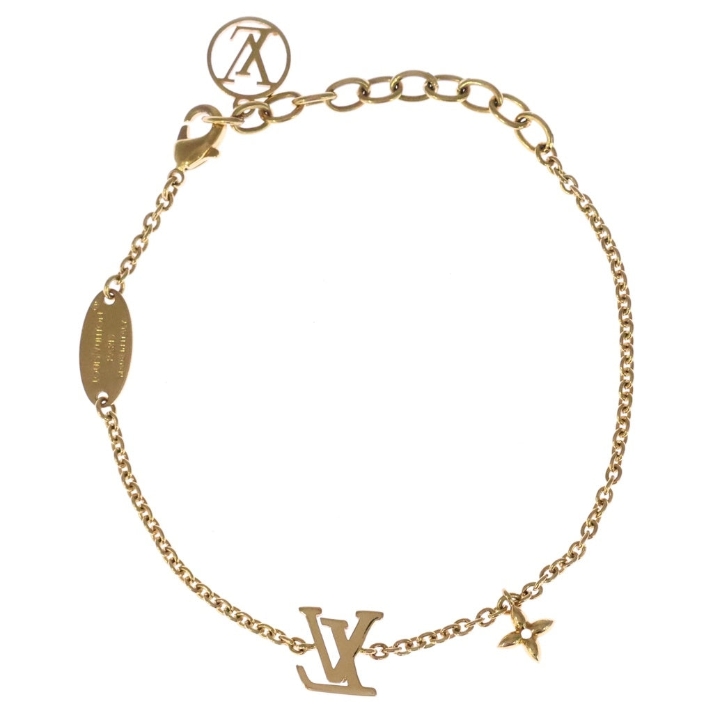 LOUIS VUITTON(ルイヴィトン) LVアイコニック チェーン ブレスレット GP ゴールド M00587 レディース