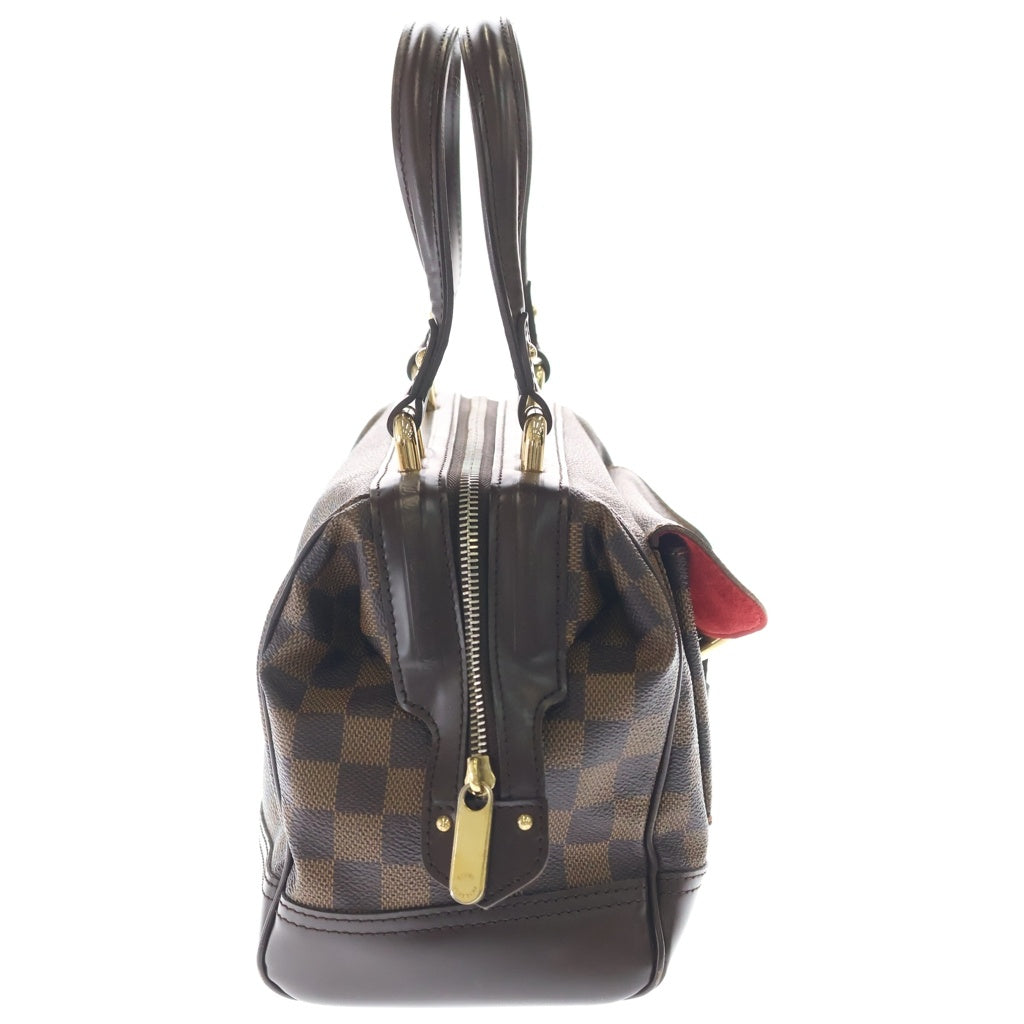LOUIS VUITTON(ルイヴィトン) ダミエ エベヌ ナイツブリッジ PVC レザー ハンドバッグ ブラウン N51201 レディース