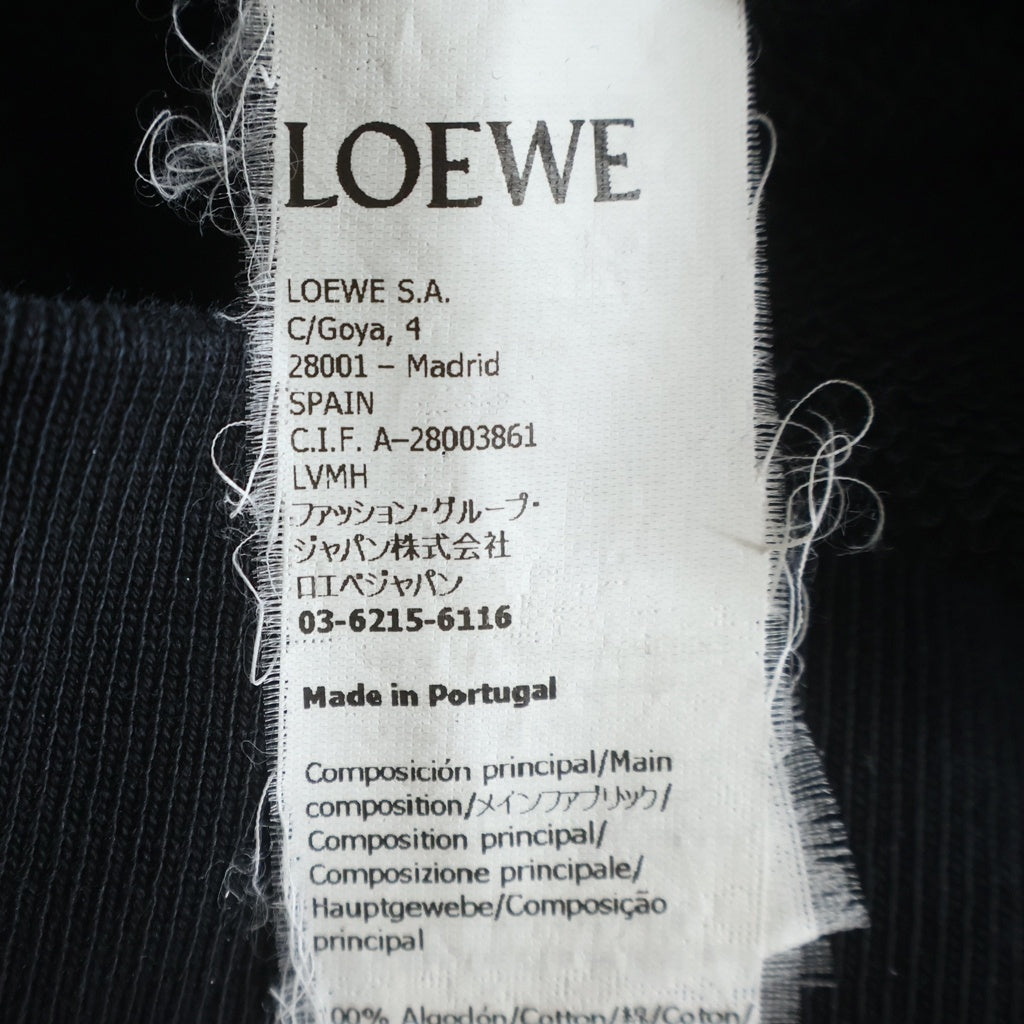 LOEWE(ロエベ) フロントロゴ刺繍 スウェット トレーナー ブラック H526Y24J26