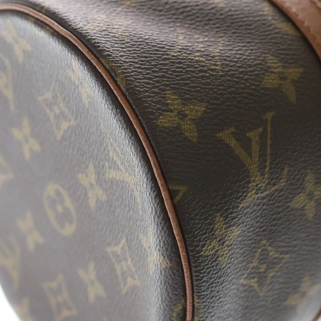 LOUIS VUITTON(ルイヴィトン) モノグラム パピヨン30 ハンドバッグ ブラウン PVC×レザー M51365 ゴールド金具 レディース