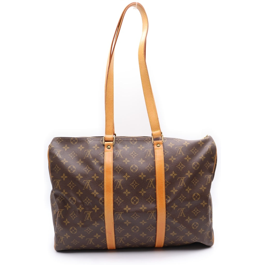 LOUIS VUITTON(ルイヴィトン) モノグラム フラネリー45 PVC レザー ショルダーバッグ トートバッグ ブラウン M51115 レディース