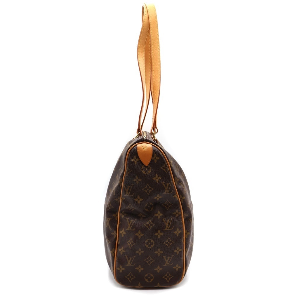 LOUIS VUITTON(ルイヴィトン) モノグラム フラネリー45 PVC レザー ショルダーバッグ トートバッグ ブラウン M51115 レディース