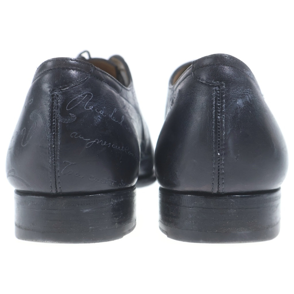 Berluti(ベルルッティ) ■アレッサンドロ カリグラフィ レザーシューズ ブルー 8 1/2 シューキーパー
