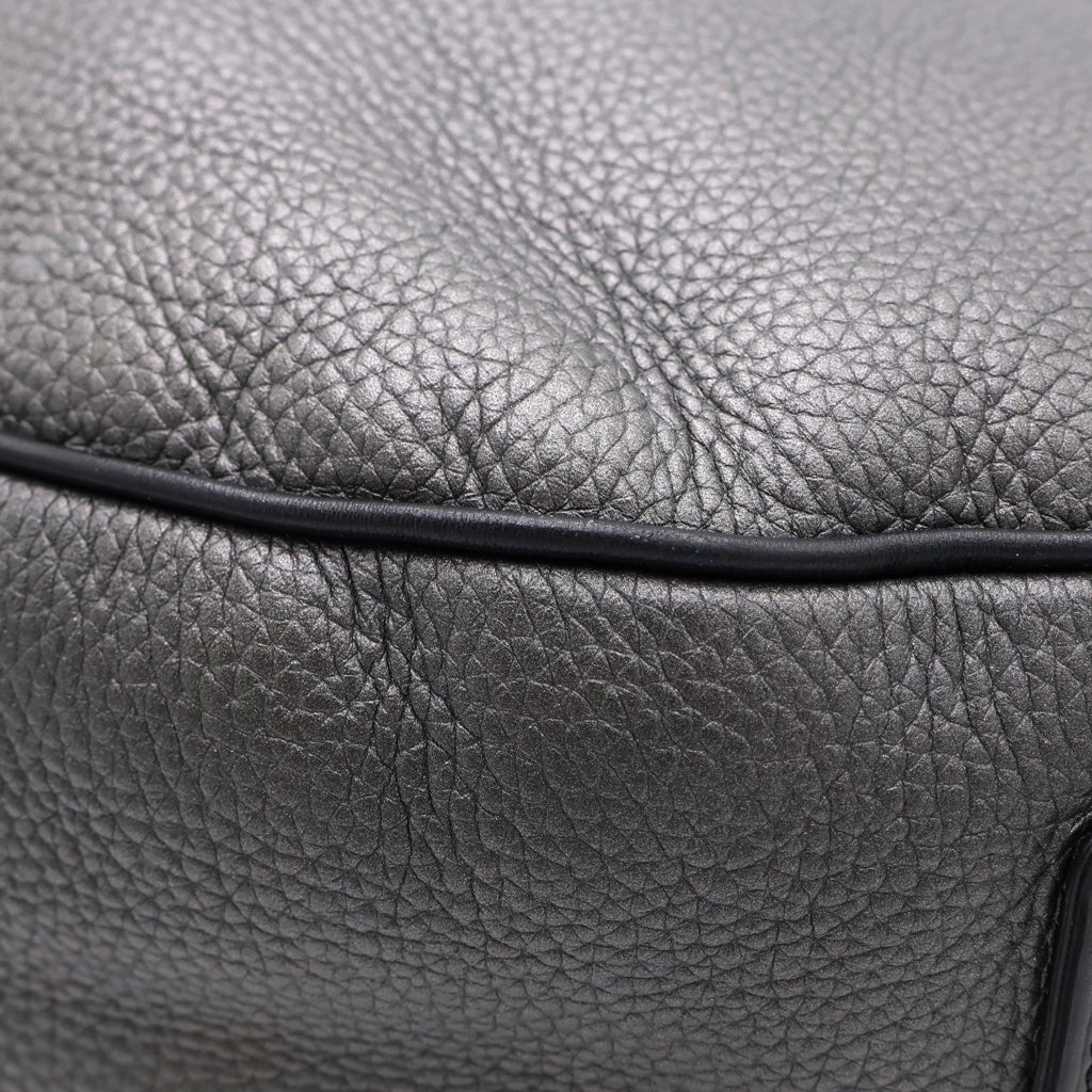 LOUIS VUITTON(ルイヴィトン) アルファ・ホーボー ショルダーバッグ ブラック レザー M52766 シルバー金具