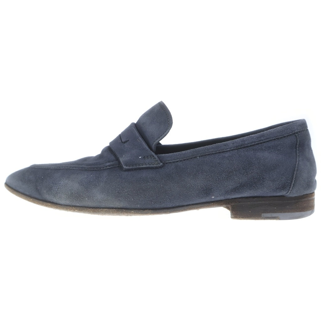 Berluti ベルルッティ スエード ローファー ウッドソール ネイビー Berluti(ベルルッティ) スエード ローファー ウッドソール ネイビー