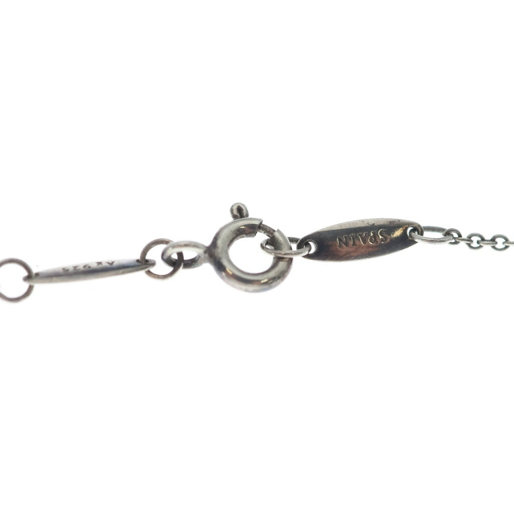 TIFFANY & Co.(ティファニー) エルサペレッティ バイザヤード ネックレス アクアマリン SV925 シルバー レディース