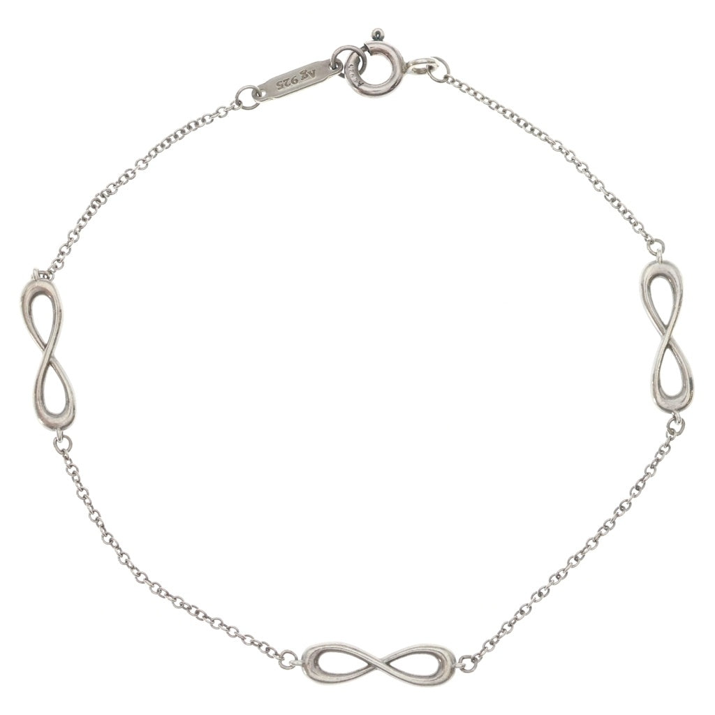 TIFFANY & Co.(ティファニー) インフィニティ エンドレス ブレスレット シルバー チェーン Ag925 レディース
