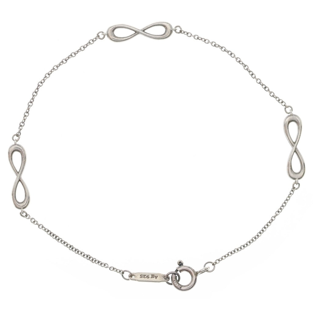 TIFFANY & Co.(ティファニー) インフィニティ エンドレス ブレスレット シルバー チェーン Ag925 レディース